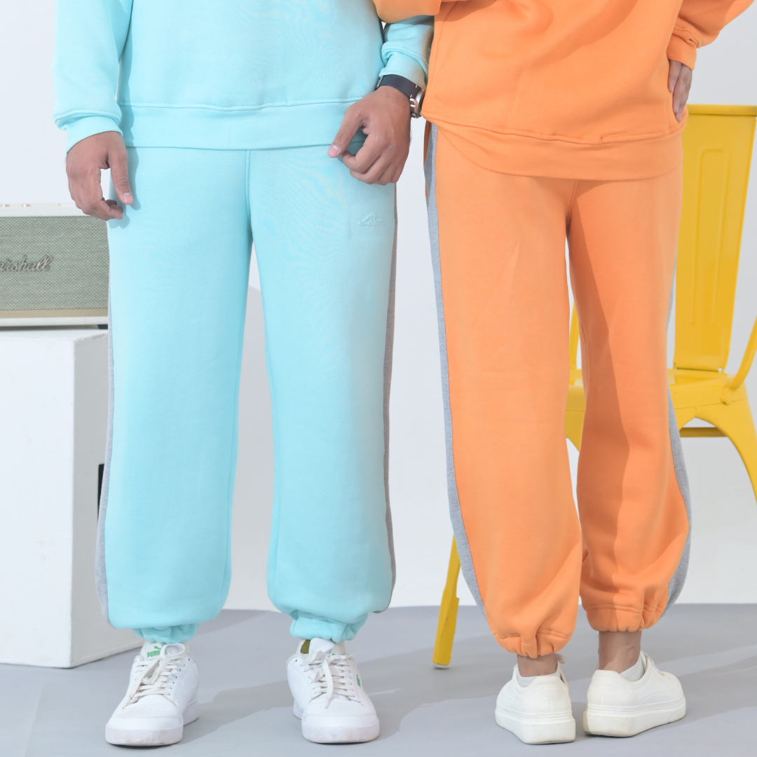 100% Supima Cotton Unisex Sweatpants (Solid Orange)