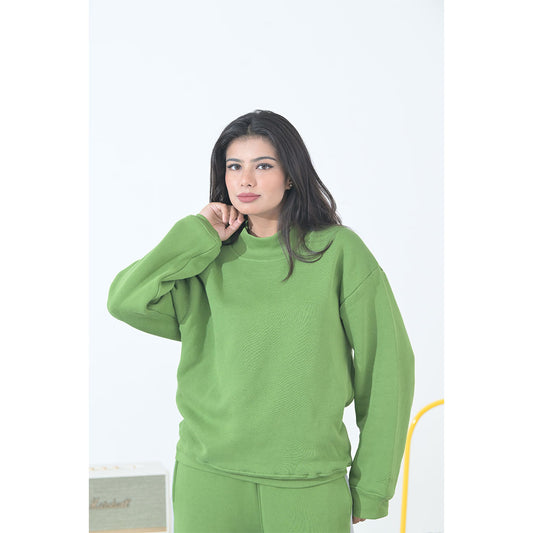 100% Supima Cotton Unisex Sweatshirt (Green)