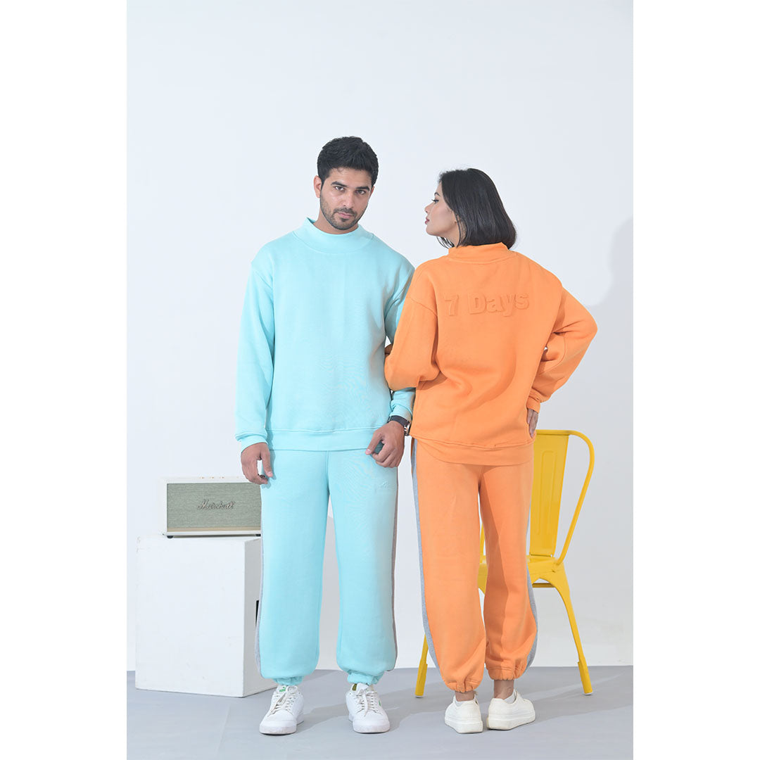 100% Supima Cotton Unisex Sweatpants (Solid Turquoise)