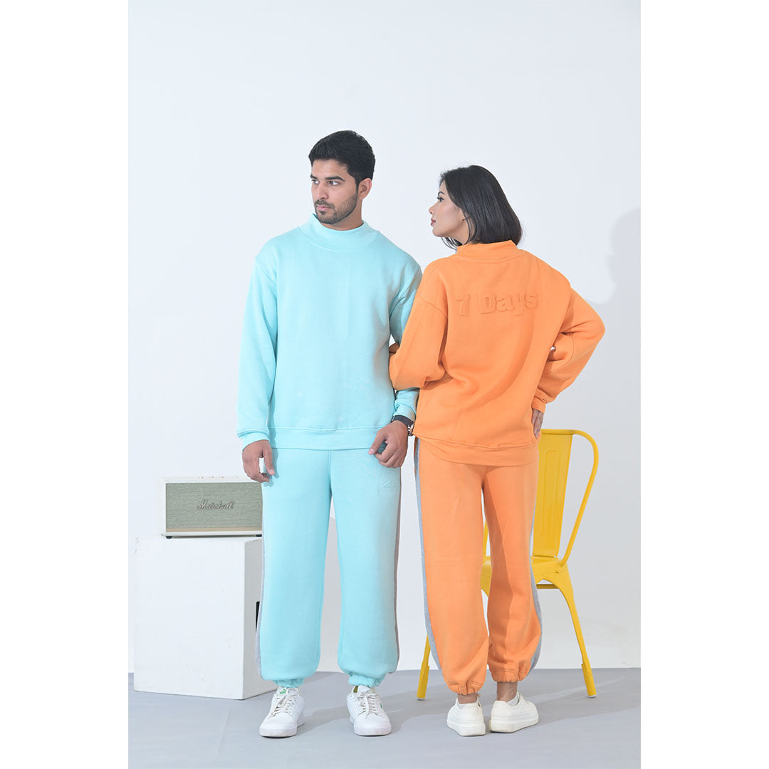 100% Supima Cotton Unisex Sweatpants (Solid Orange)