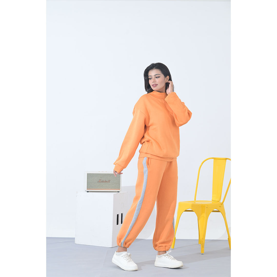 100% Supima Cotton Unisex Sweatpants (Solid Orange)