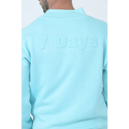 100% Supima Cotton Unisex Sweatshirt (Solid Turquoise)