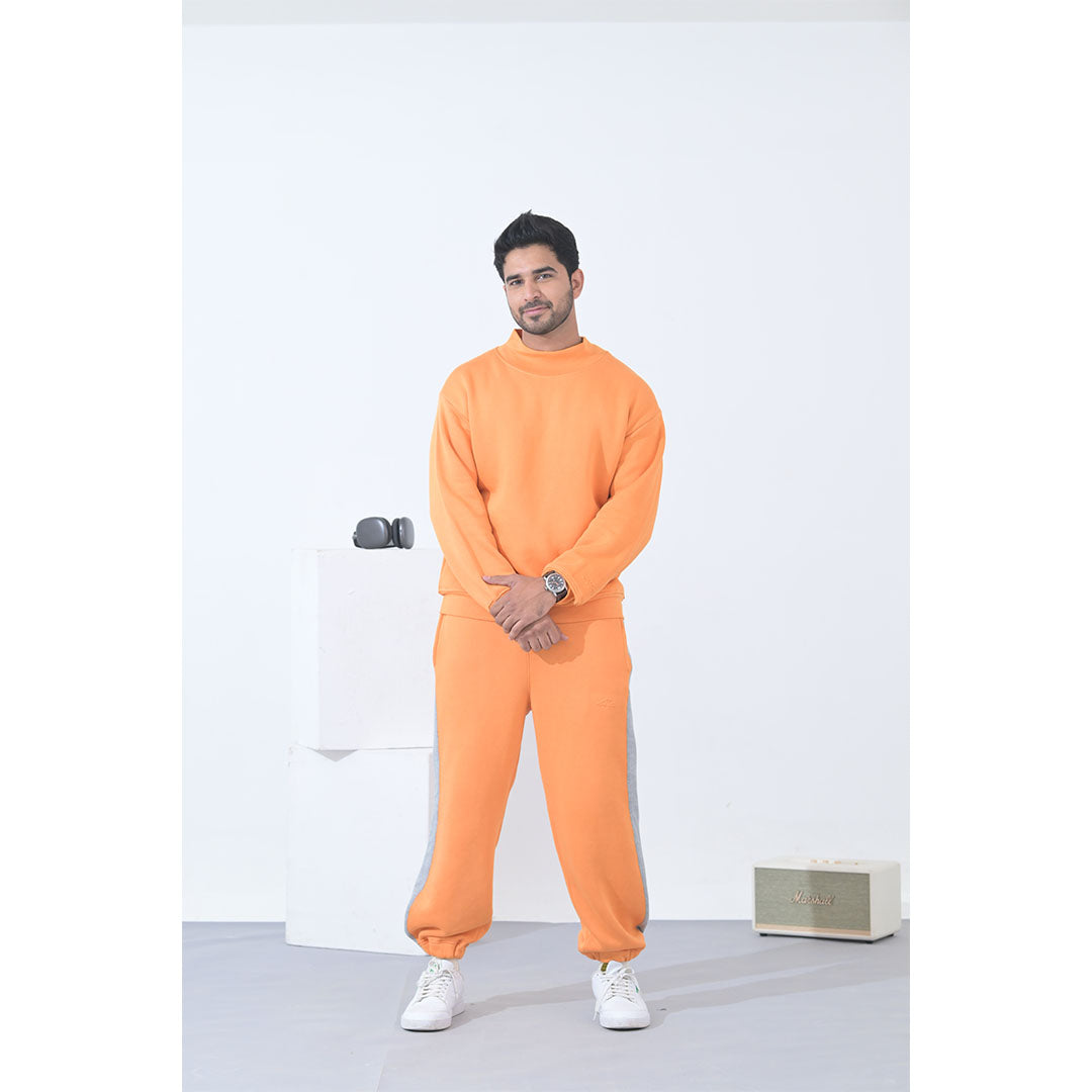 100% Supima Cotton Unisex Sweatpants (Solid Orange)