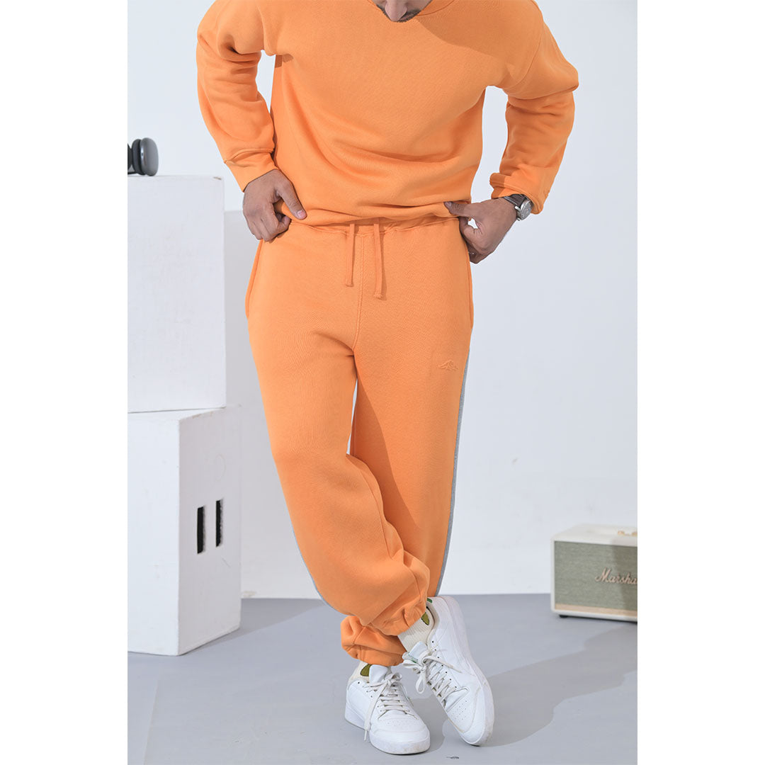 100% Supima Cotton Unisex Sweatpants (Solid Orange)