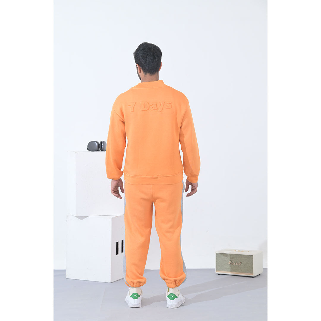 100% Supima Cotton Unisex Sweatpants (Solid Orange)