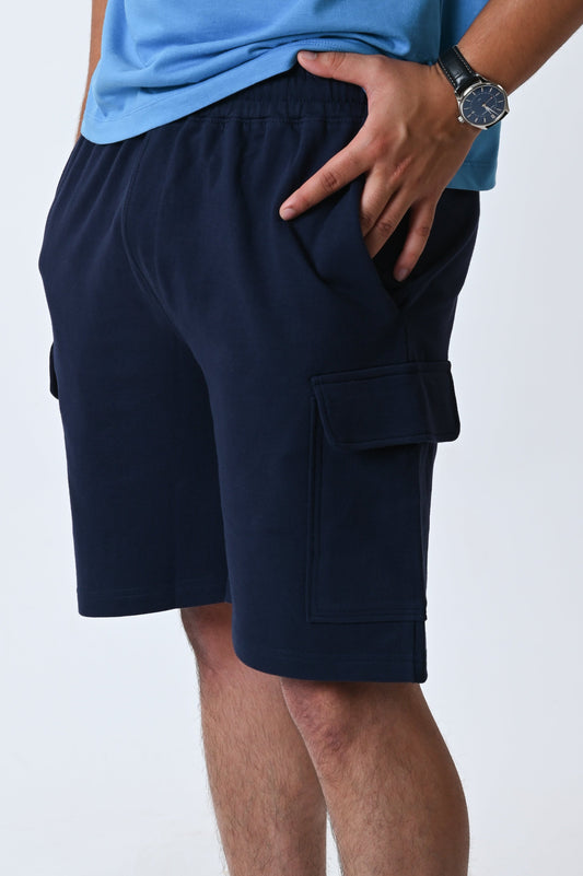 Tulum Men's Cargo Shorts (NAVY BLUE)