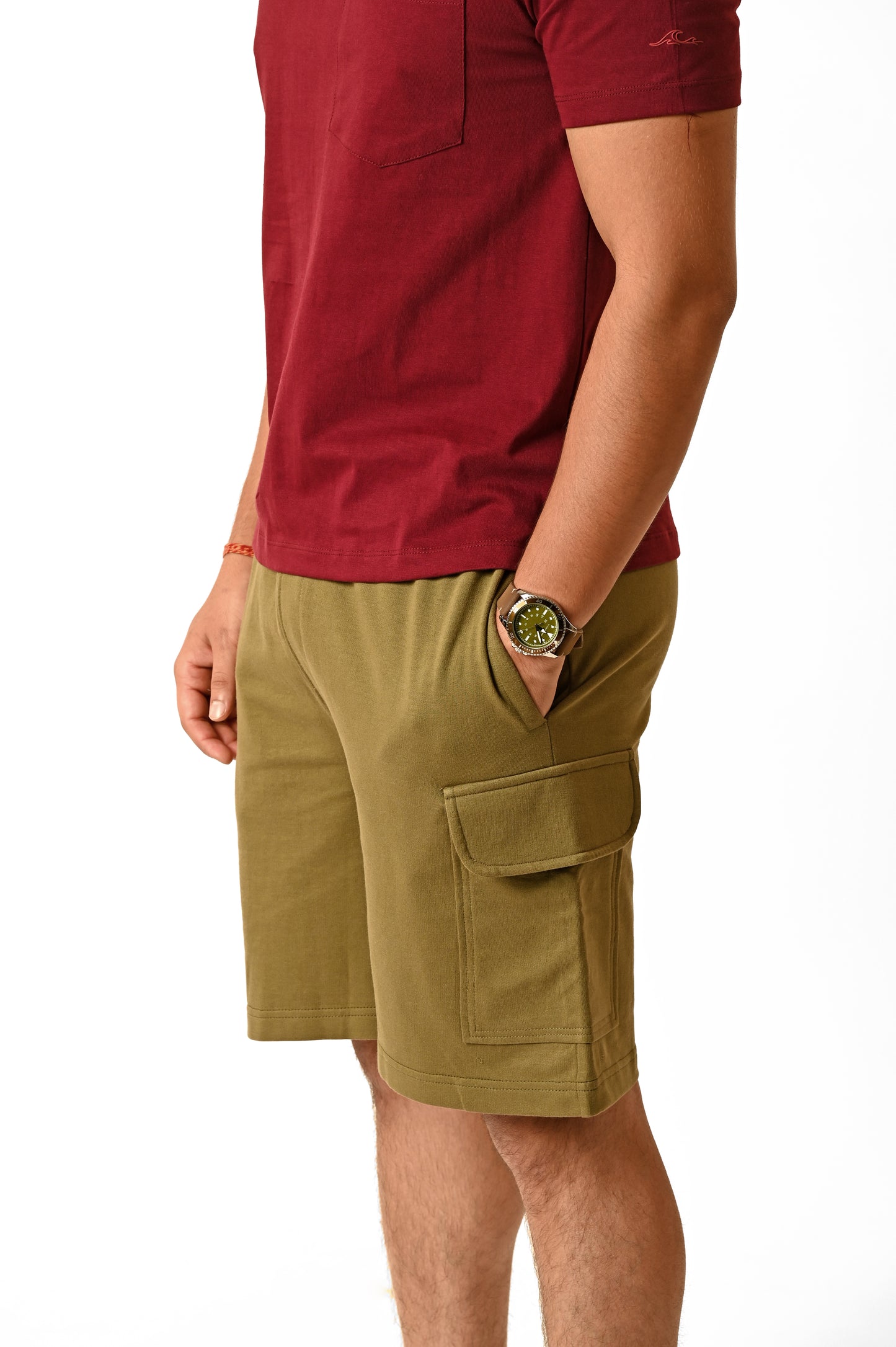 Tulum Men's Cargo Shorts (OLIVE GREEN)