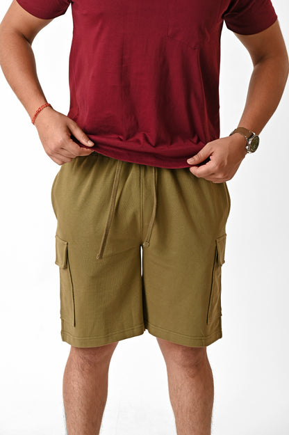 Tulum Men's Cargo Shorts (OLIVE GREEN)