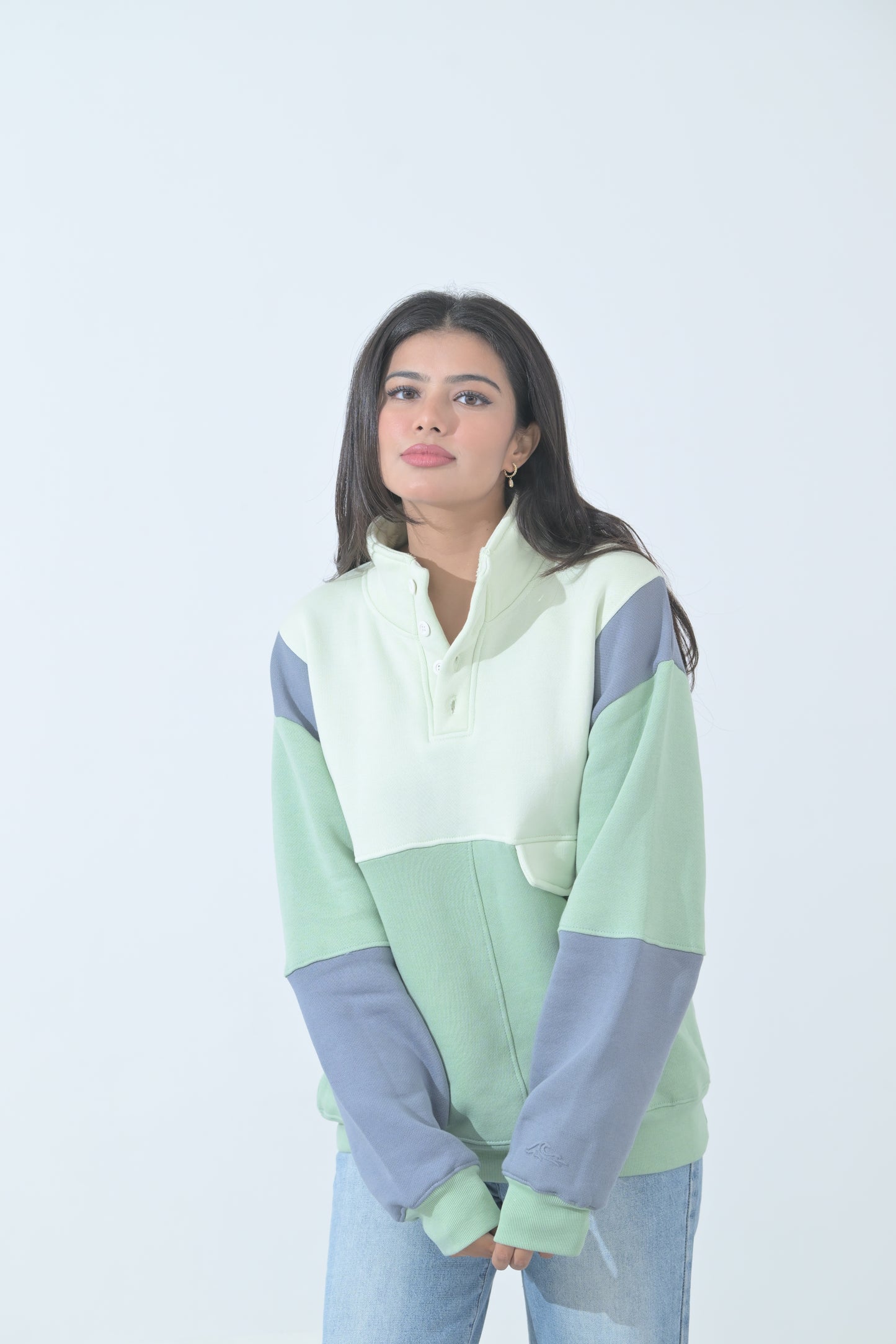 100% Supima Cotton Back to school Pullover (Slate Grey, Mint, Creme) (Unisex)